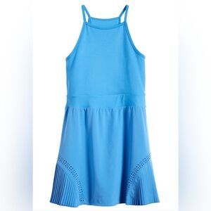 Zella pleated flutter tennis dress Regatta Blue size med (first pic true color)